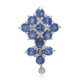 Kanchanaburi Sapphire Silver Pendant