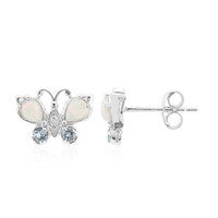 Welo Opal Silver Earrings