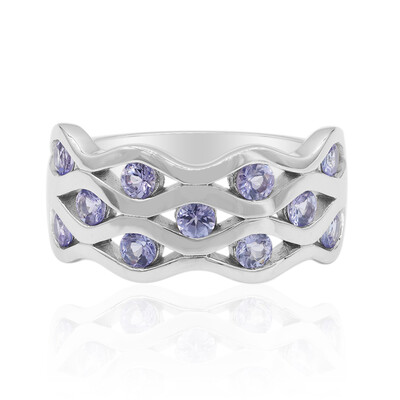 Tanzanite Silver Ring
