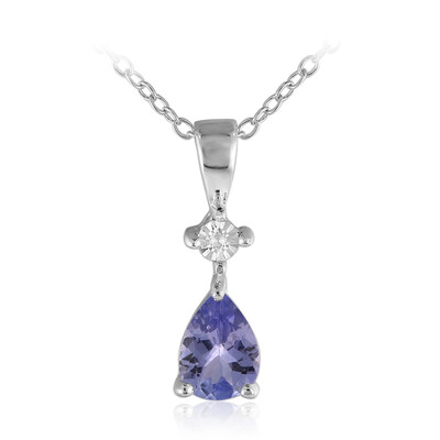 Tanzanite Silver Necklace