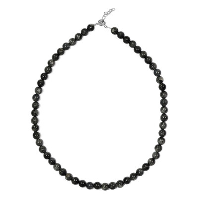 Eagle Eye Agate Silver Necklace