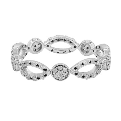 9K SI1 (H) Diamond Gold Ring (Annette)