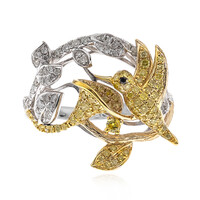14K SI2 Yellow Diamond Gold Ring (CIRARI)