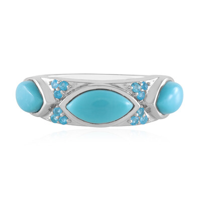 Sleeping Beauty Turquoise Silver Ring (KM by Juwelo)