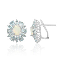 Welo Opal Silver Earrings