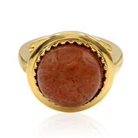 Sunstone Silver Ring