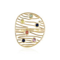 9K Orange Sapphire Gold Ring (Ornaments by de Melo)