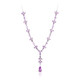 Bolivian Amethyst Silver Necklace