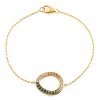 Blue Sapphire Silver Bracelet