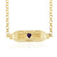 Zambian Amethyst Silver Necklace (M de Luca)