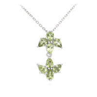 Paraiba Tourmaline Silver Necklace