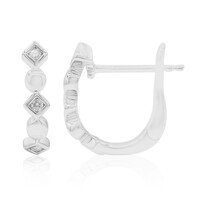 I1 (G) Diamond Silver Earrings