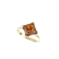 Baltic Amber Silver Ring