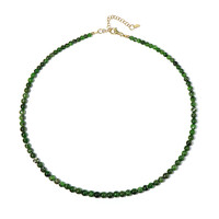 Russian Diopside Silver Necklace