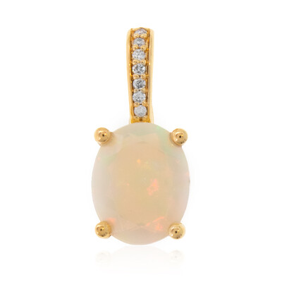 18K Welo Opal Gold Pendant