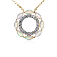 Welo Opal Silver Necklace