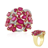 9K Madagascar Ruby Gold Ring