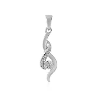 I2 (H) Diamond Silver Pendant
