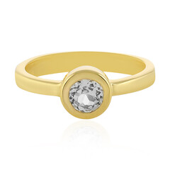 White Topaz Silver Ring