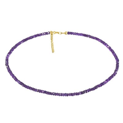 Amethyst Silver Necklace