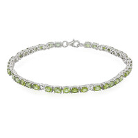 Paraiba Tourmaline Silver Bracelet