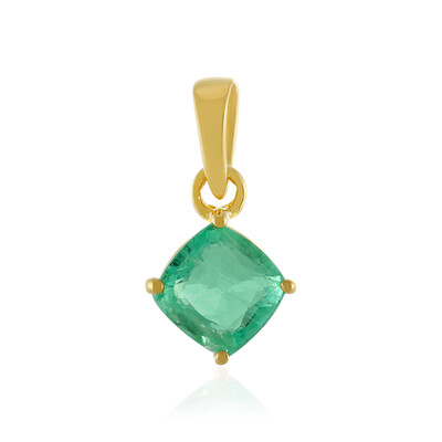 Ethiopian Emerald Silver Pendant
