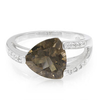 Smoky Quartz Silver Ring