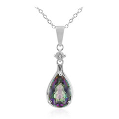 Mystic Quartz Silver Necklace
