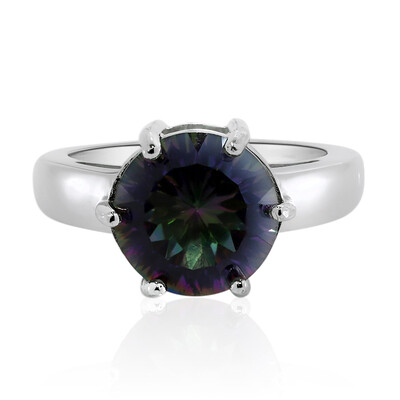 Mystic Quartz Silver Ring