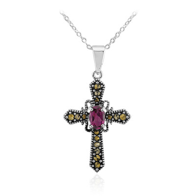 Rhodolite Silver Necklace