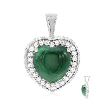 Malachite Silver Pendant