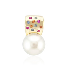 9K White South Sea Pearl Gold Pendant (Michelle Albala)