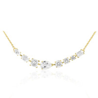 White Topaz Silver Necklace