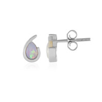 Australian Opal Silver Earrings