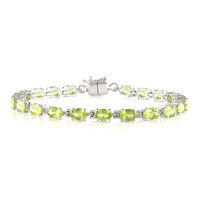 Peridot Silver Bracelet