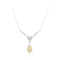 Citrine Silver Necklace
