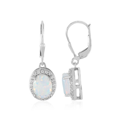 Welo Opal Silver Earrings