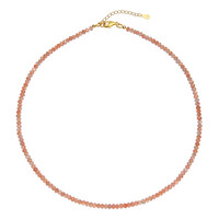 Sunstone Silver Necklace