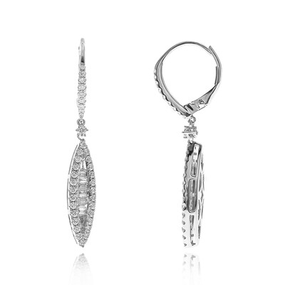 14K SI2 (H) Diamond Gold Earrings (CIRARI)