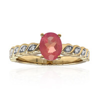 18K Pezzottaite Gold Ring