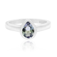 Unheated Tanzanite Silver Ring