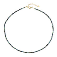 Blue Tourmaline Silver Necklace