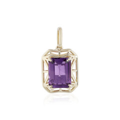 9K Uruguayan Amethyst Gold Pendant (Ornaments by de Melo)