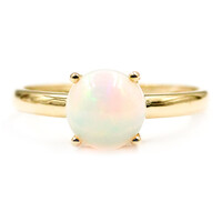 9K Welo Opal Gold Ring