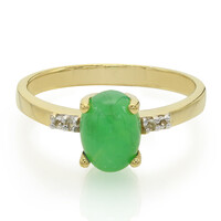 Imperial Chrysoprase Silver Ring