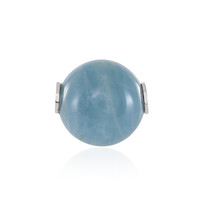 Aquamarine Silver Pendant