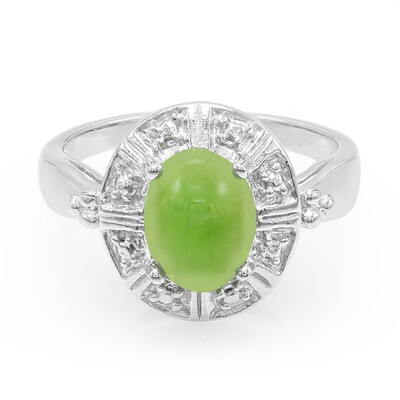 Imperial Chrysoprase Silver Ring