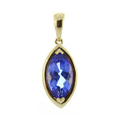 14K AAA Tanzanite Gold Pendant (CIRARI)