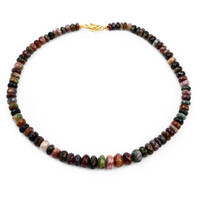 Fancy Tourmaline Silver Necklace