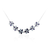 Iolite Silver Necklace